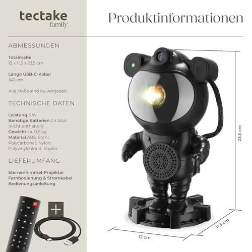 tectake LED Sternenhimmel Projektor 6