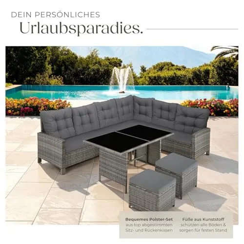 tectake Lounge Set 3