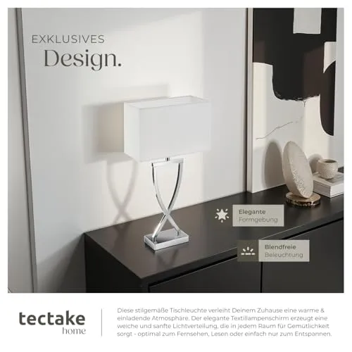 tectake Nachttischlampe UC 7