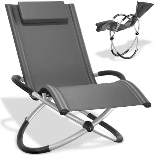 tectake Outdoor Schaukelstuhl