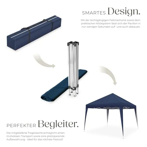 tectake Pavillon 3x3 4