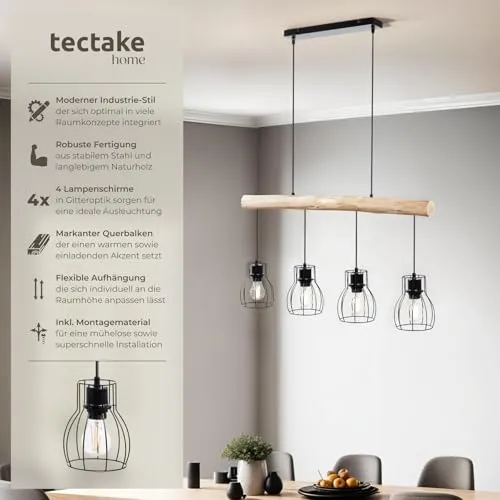 tectake Pendelleuchte 2