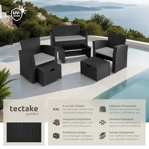 tectake Polyrattan 2