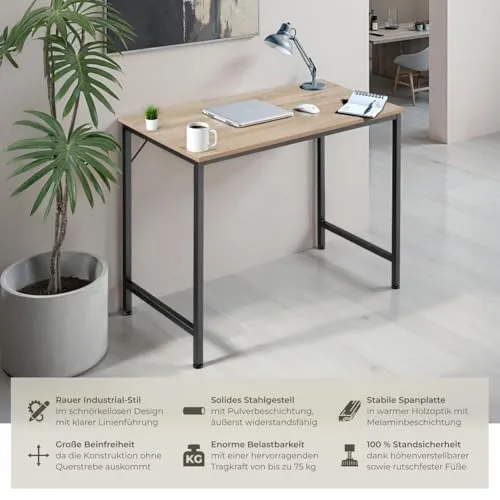 tectake Schreibtisch 3