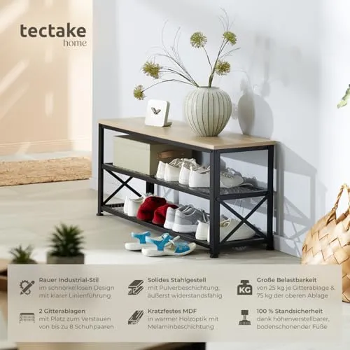 tectake Schuhregal 2