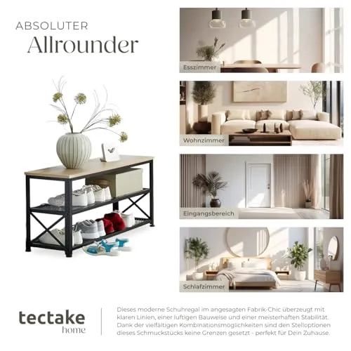 tectake Schuhregal 7