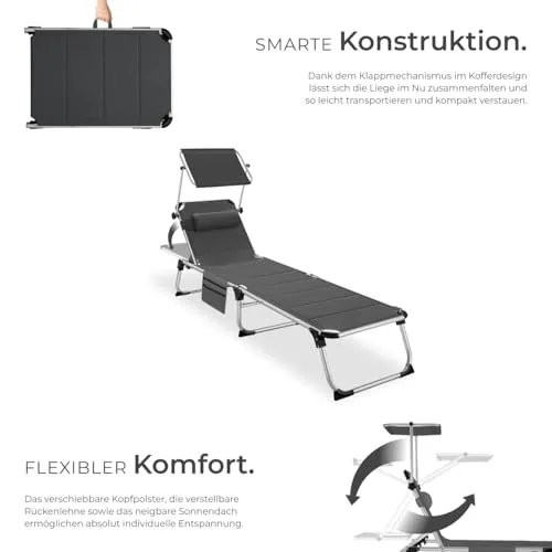 tectake Sonnenliege UC 3