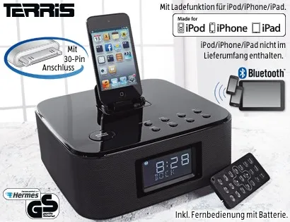 Terris Weckradio mit Dockingstation