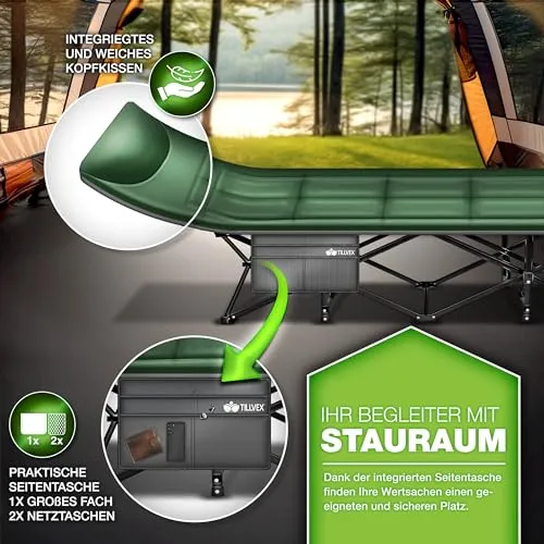tillvex Campingbett 4