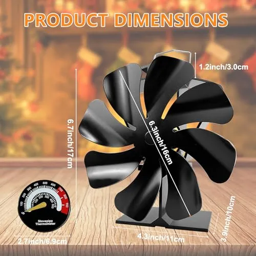Tomersun Ofenventilator UC 4