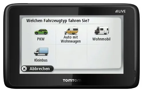 TomTom Go Live 1015 Camper & Caravan