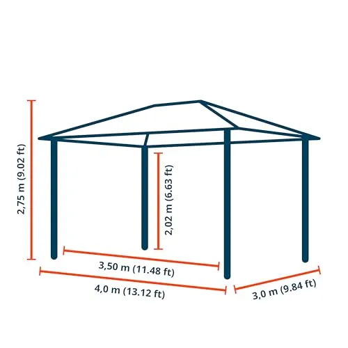 TOOLPORT Gartenpavillon 5