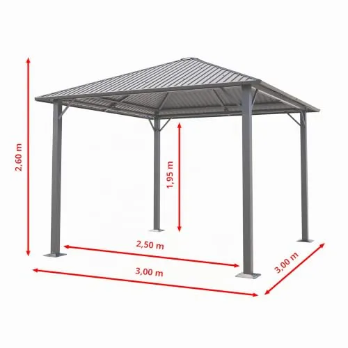 TOOLPORT Gartenpavillon UC 5
