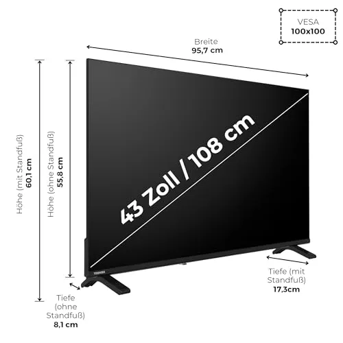 Toshiba 43QV1563DDW