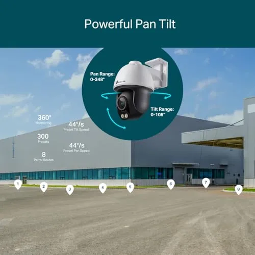 TP-Link 4MP Pan/Tilt 6
