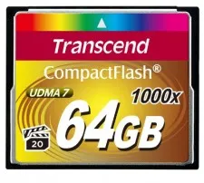 Transcend Compact Flash 1000x 64GB 4
