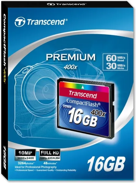 Transcend Premium CF 400x 90MB/s UDMA 2