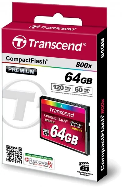 Transcend Premium CF 800x 120MB/s UDMA 7 2