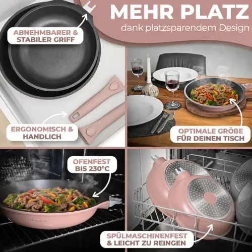 TRAUMLEBEN Bratpfanne Set 3