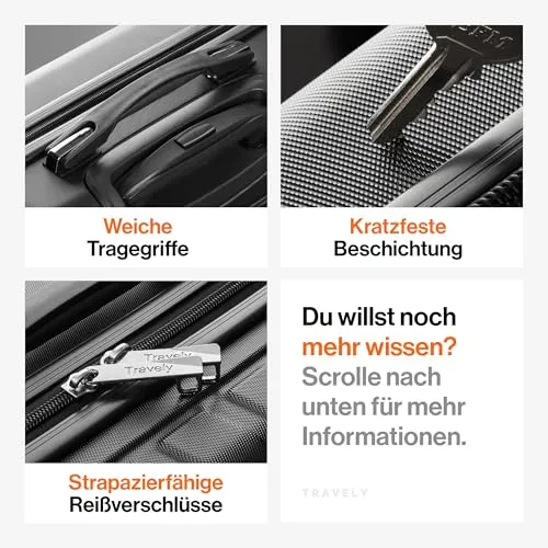Travely Handgepäck Koffer UC 5