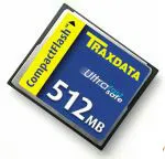 Traxdata CF-Karte 512 MB pro