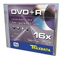 Traxdata DVD+R 4,7 GB 16x