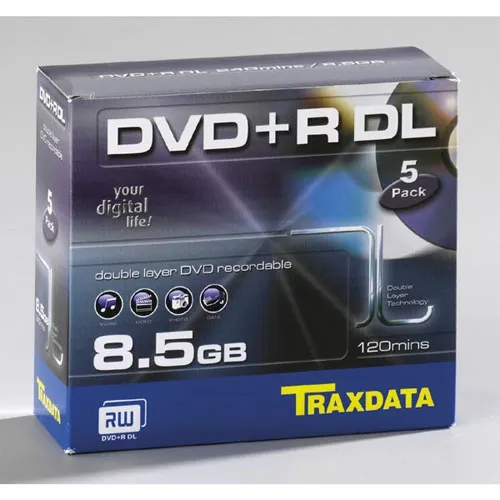 Traxdata DVD+R DL 2,4x