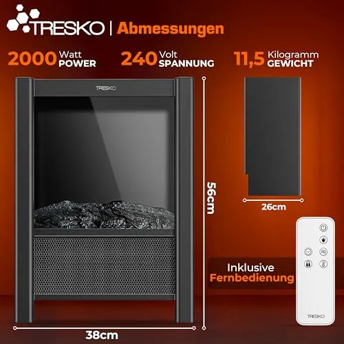 TRESKO Elektrokamin 2