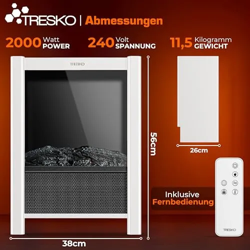 TRESKO Elektrokamin UC 2