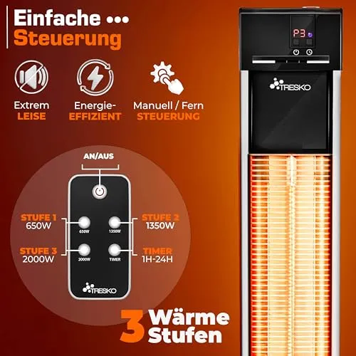 TRESKO Infrarot Heizstrahler UC 4