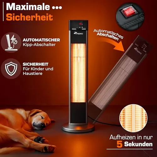 TRESKO Infrarot Heizstrahler UC 6