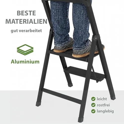 TRUTZHOLM Alu Trittleiter 2