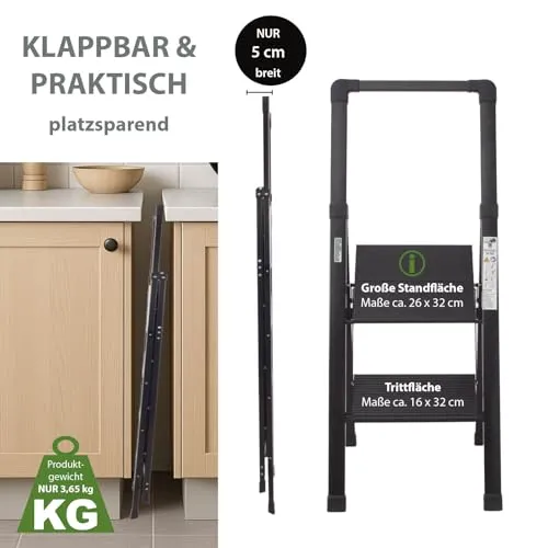 TRUTZHOLM Alu Trittleiter 5