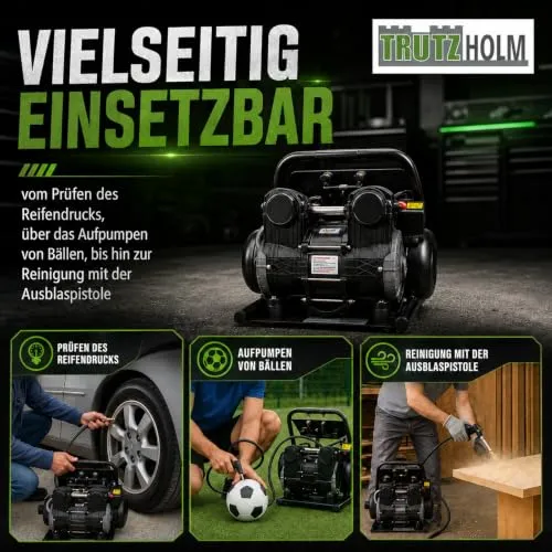 TRUTZHOLM Flüsterkompressor 9 L 4
