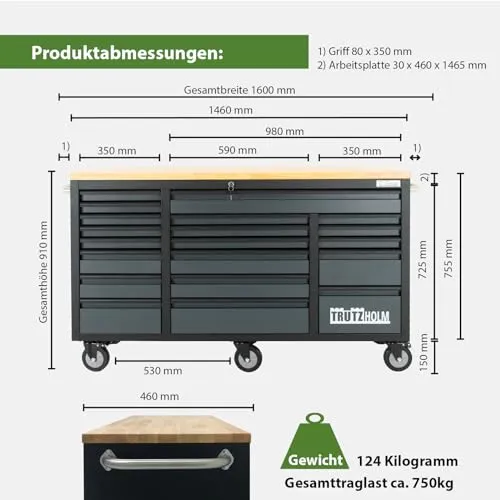 TRUTZHOLM Werkstattwagen Deluxe XXL 2