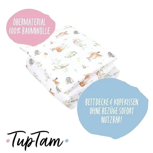 TupTam Kinder Bettdecken Set 4