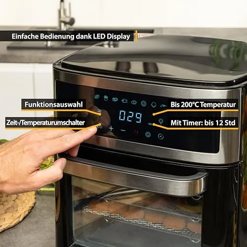 TZS First Austria Air Fryer Oven 6