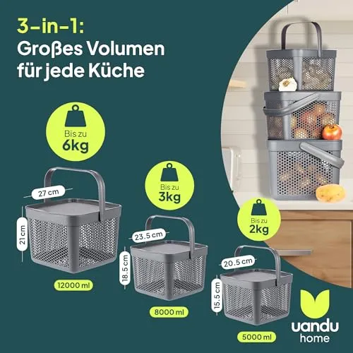 uandu Kartoffel Aufbewahrungsbox