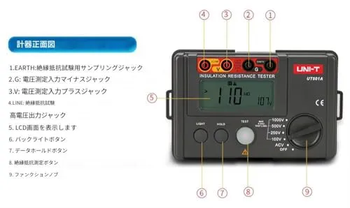 UNI-T UT501A 4