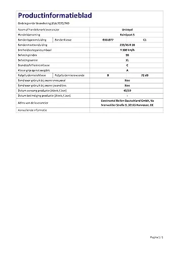 Uniroyal 235/45 R18 XL 4