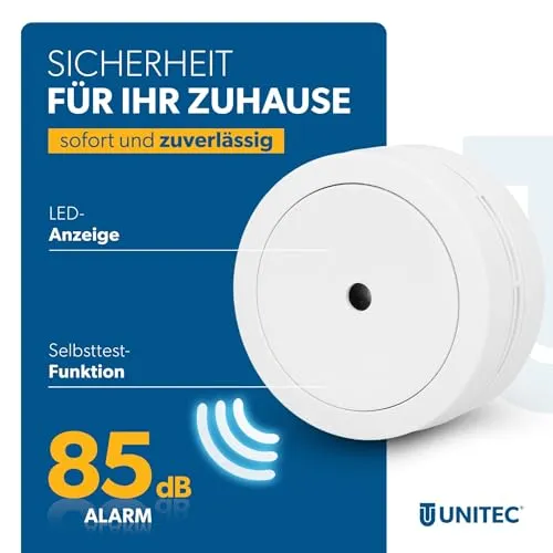 UNITEC Rauchwarnmelder Mini 2