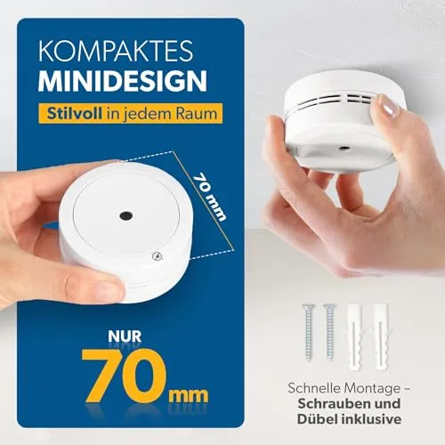 UNITEC Rauchwarnmelder Mini 3