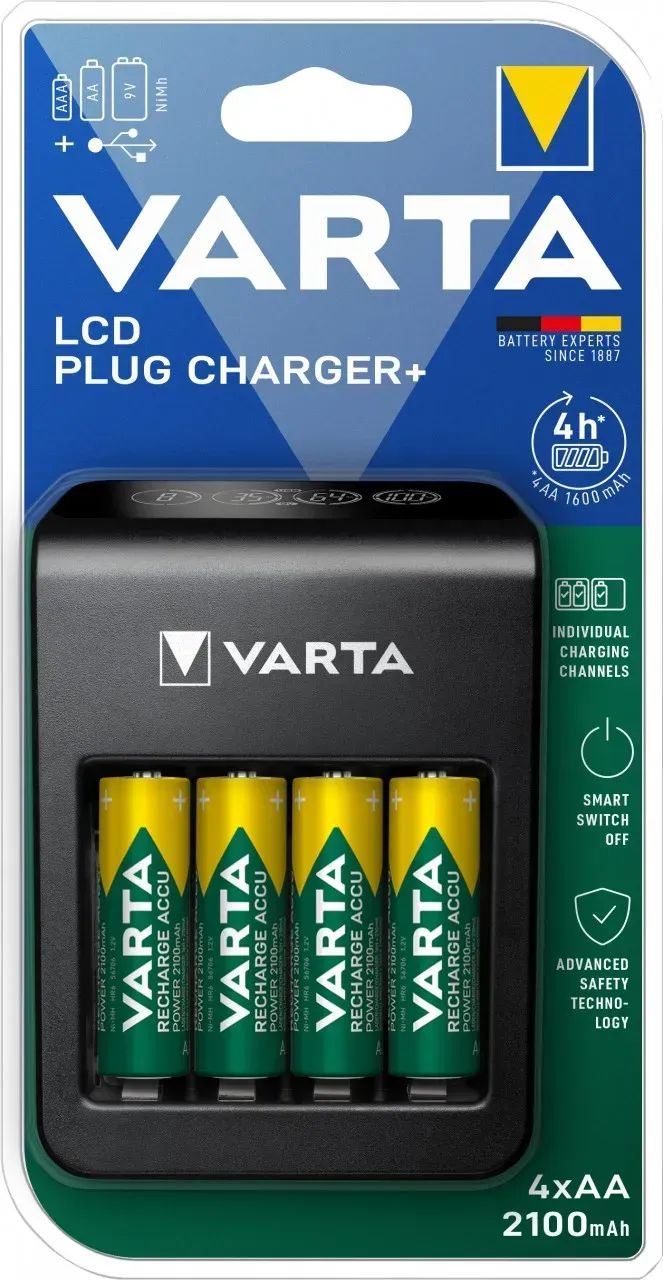 Varta LCD Plug Charger+