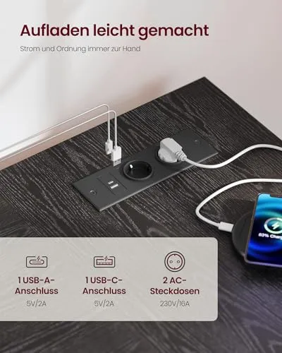VASAGLE Eckschreibtisch UC 2