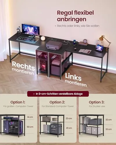 VASAGLE Eckschreibtisch UC 3