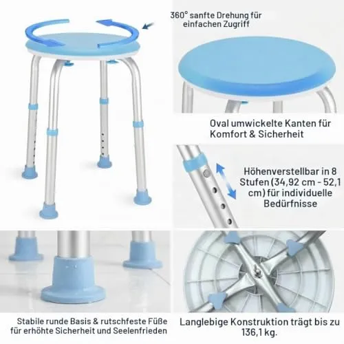 vedocn Duschstuhl UC 4