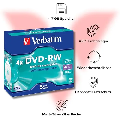 Verbatim DVD-RW 4x 4