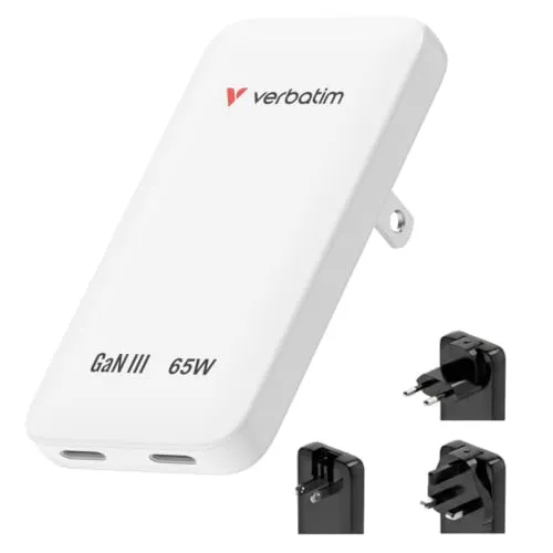 Verbatim Essentials Slim GaN 65W