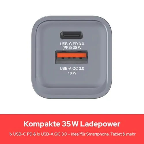 Verbatim GaN Charger 35W 3