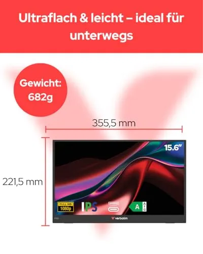 Verbatim Portable Monitor UC 2